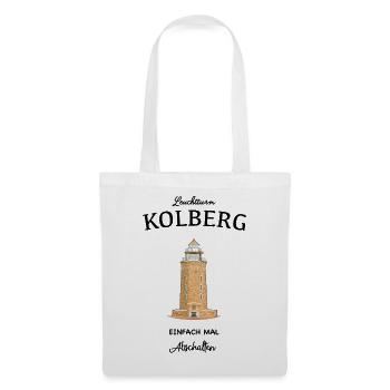 Leuchtturm Kolberg, Ostsee - Stoffbeutel - Weiß - Vorne