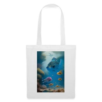 Fish, Aquarium - Tote Bag - white - Front