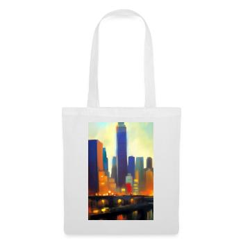 Horizon de la ville de New York - Sac en tissu - blanc - Devant