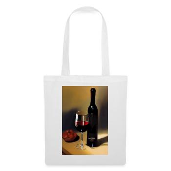 Buveurs de vin - Sac en tissu - blanc - Devant