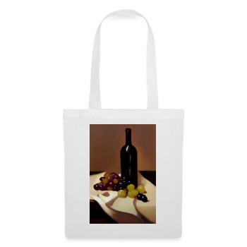 Buveurs de vin - Sac en tissu - blanc - Devant