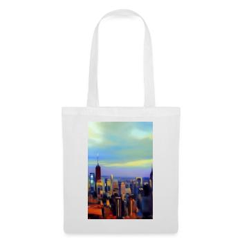 Horizon de la ville de New York - Sac en tissu - blanc - Devant