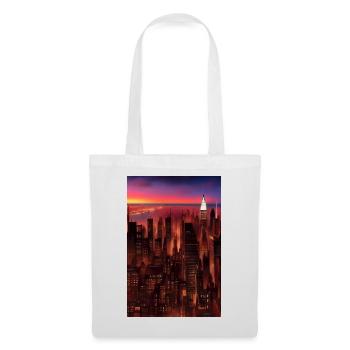 Horizon de la ville de New York - Sac en tissu - blanc - Devant