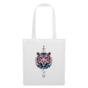 Wonderful colorful tiger - Tote Bag - white - Front