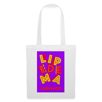 Survivant du lipœdème - Sac en tissu - blanc - Devant