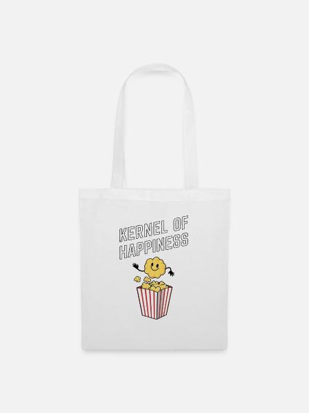 Kernel of Happiness - Stoffbeutel - Weiß