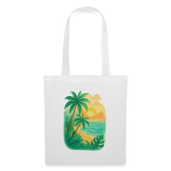 Tropical tranquility - Tote Bag - white - Front