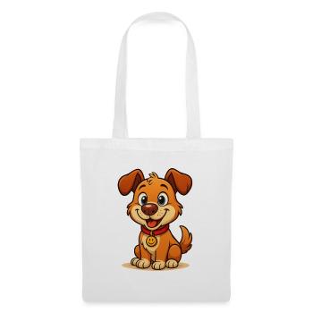 Schnuppern Sie am süßesten Hund der Welt # - Stoffbeutel - Weiß - Vorne