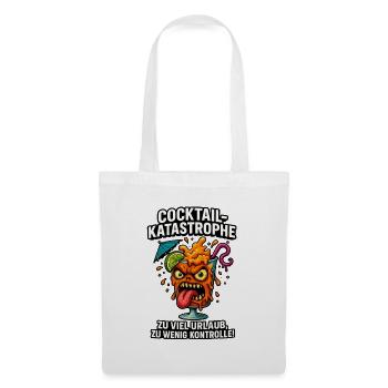 Cocktail disaster - Tote Bag - white - Front