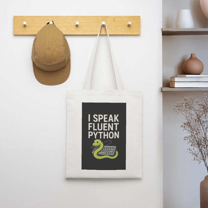 Python-Codierungsschlange Stoffbeutel