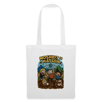 Festival Crew Crowd at Matsch Festival Camping - Tote Bag - white - Front
