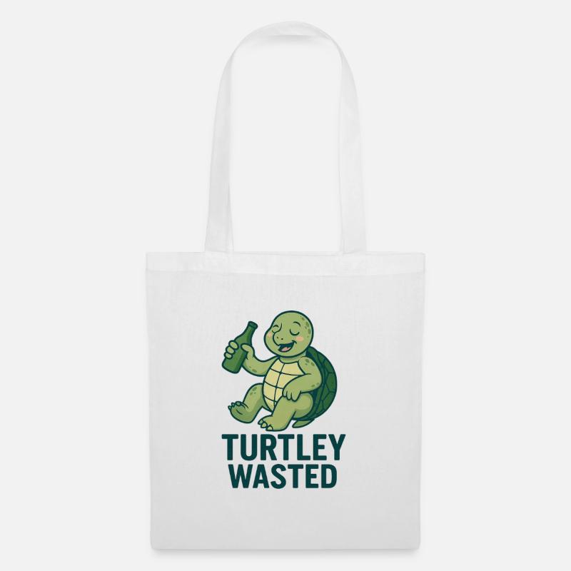 Playful Turtel Turtle - Tote Bag - white