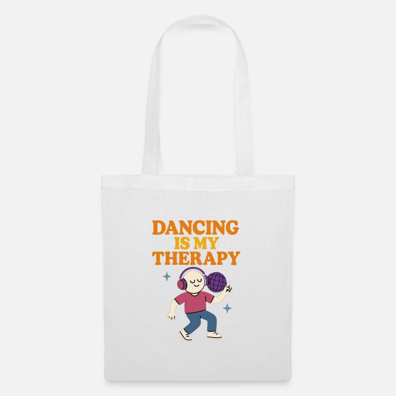 Dancing Therapy Illustration - Tote Bag - white