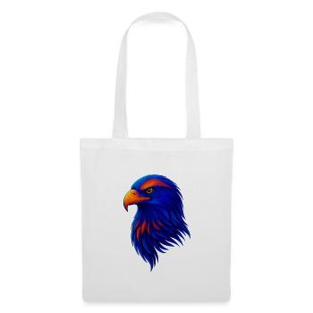 Colored eagle in neon style - Tote Bag - white - Front
