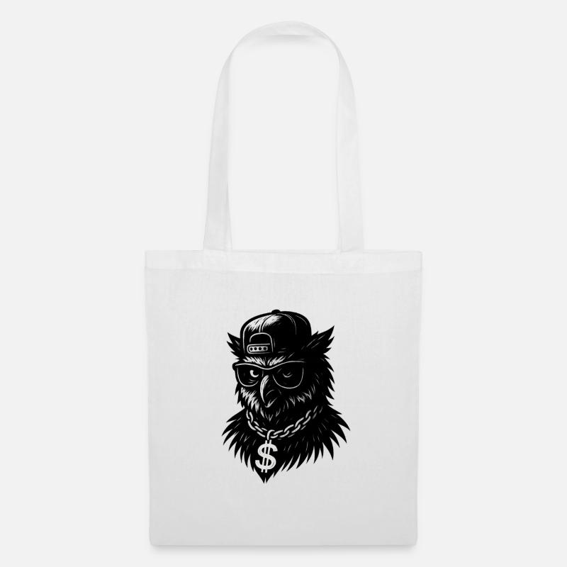Rap-Owl - Tote Bag - white