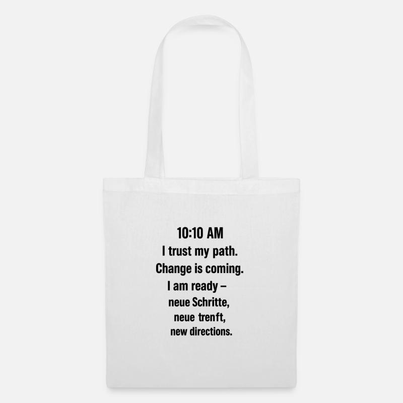 10:10 – Trust the Path - Tote Bag - white