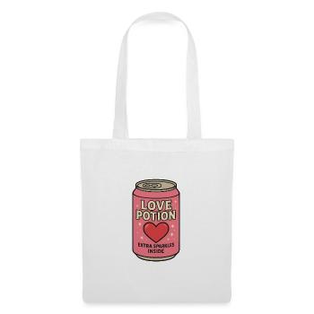 Motif de boîte magique d’amour pour les romantiques - Sac en tissu - blanc - Devant
