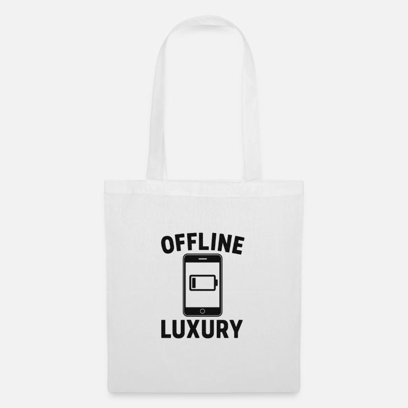 Offline Luxus Motiv - Stoffbeutel - Weiß