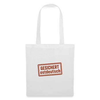 Sécurisé pour l’Allemagne de l’Est - Sac en tissu - blanc - Devant
