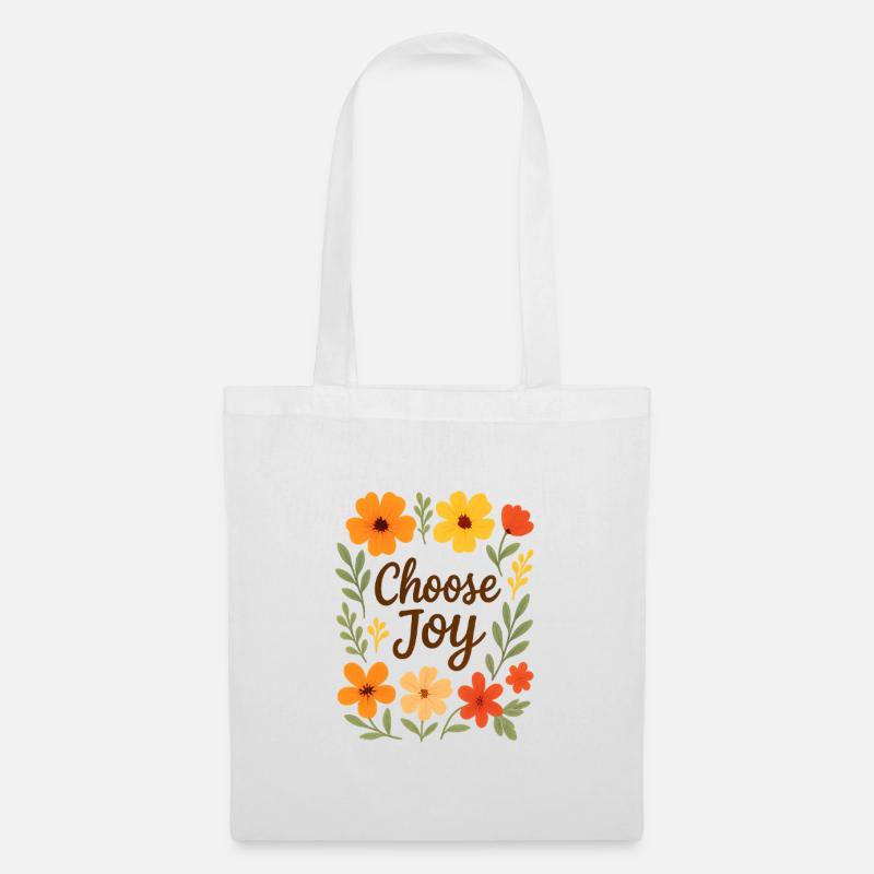 Choose Joy - Stoffbeutel - Weiß