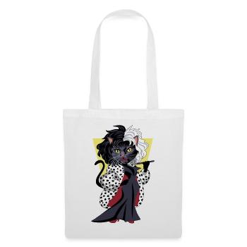 Chat de Vil - Sac en tissu - blanc - Devant