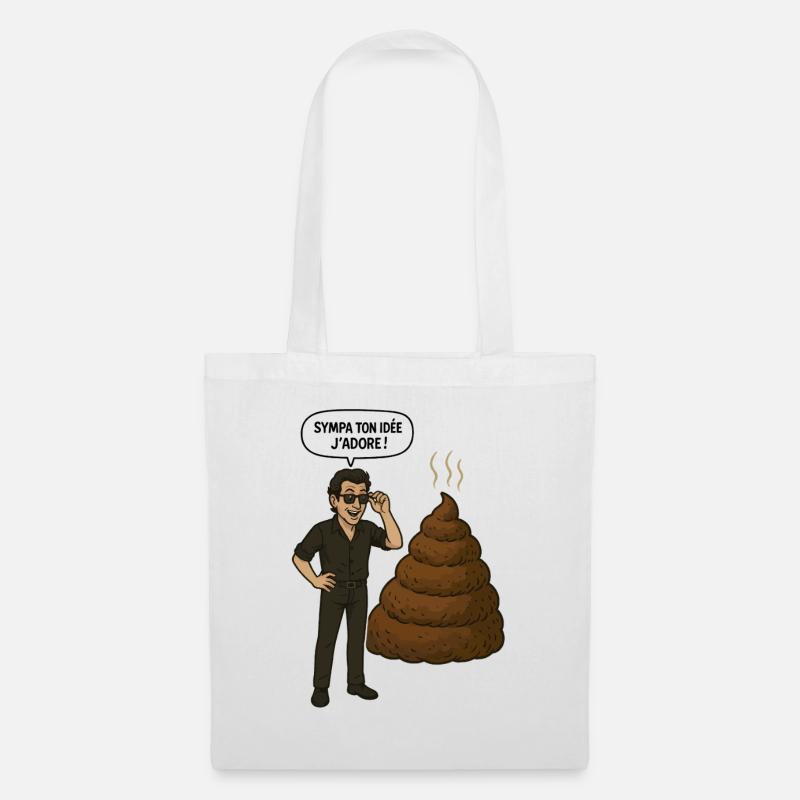 Nice ideas, bad ideas, ironic humor - Tote Bag - white