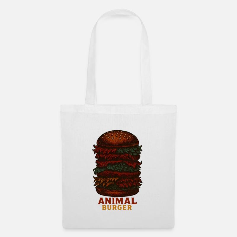 Animal_BRGR - Stoffbeutel - Weiß
