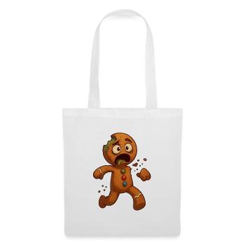 Halloween Zombie Gingerbread Man - Tote Bag - white - Front