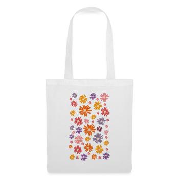 Colorful Sea of Flowers - Daisies Daisy Daisies - Tote Bag - white - Front