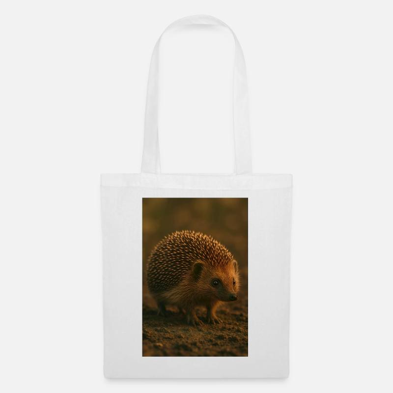 Animals - Hedgehog - Tote Bag - white