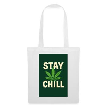 Stay Chill Cannabis Leaf - Tote Bag - white - Front