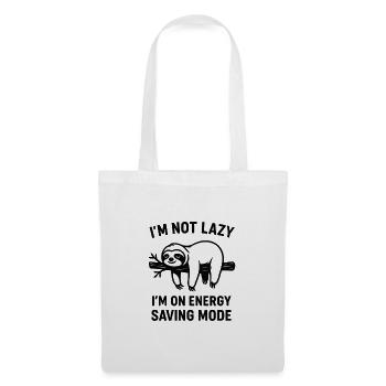 I'm Not Lazy – Power Saving Mode Sloth - Tote Bag - white - Front