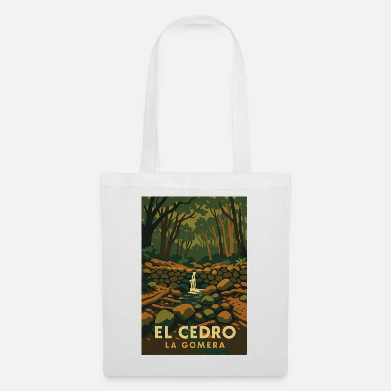 Cedro La Gomera - Stoffbeutel - Weiß