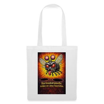For a grey fly, the hole is always a source of dust - Tote Bag - white - Front