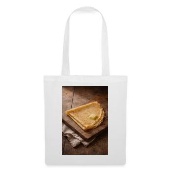 Crispy crepes with butter - Tote Bag - white - Front
