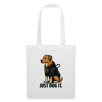 Fais-le chien - Sac en tissu - blanc - Devant