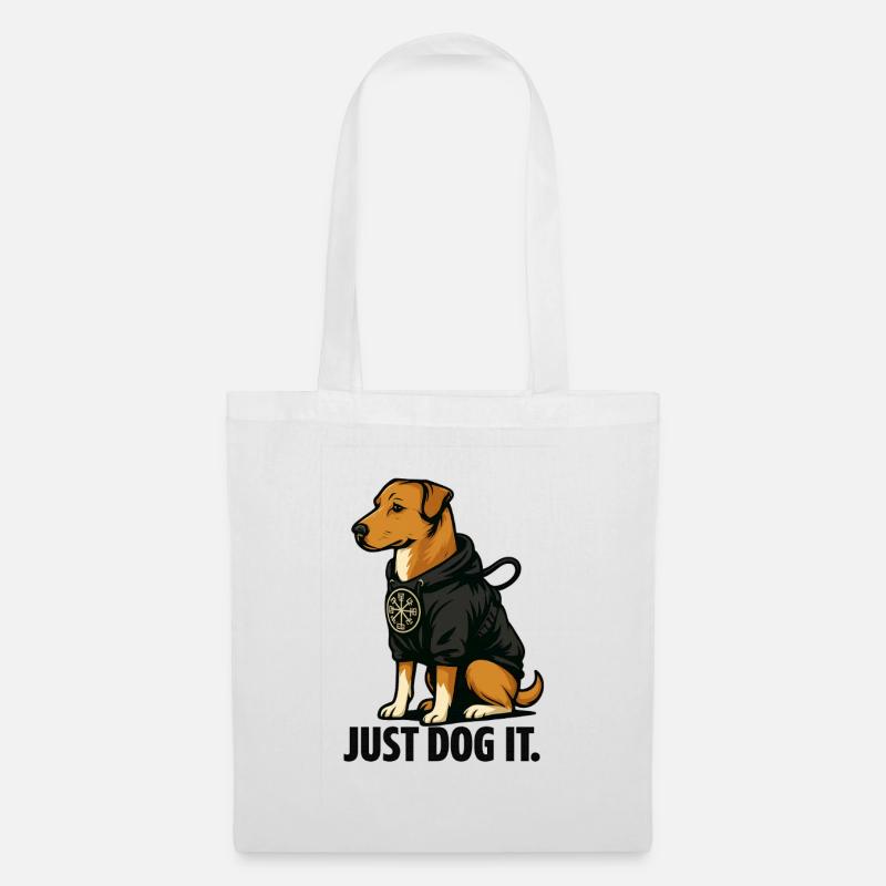 Just Dog It - Stoffbeutel - Weiß