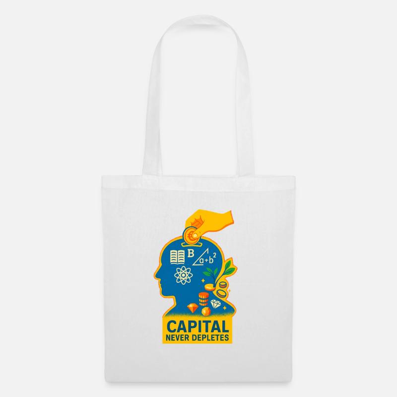 Capital Sparks Knowledge - Tote Bag - white