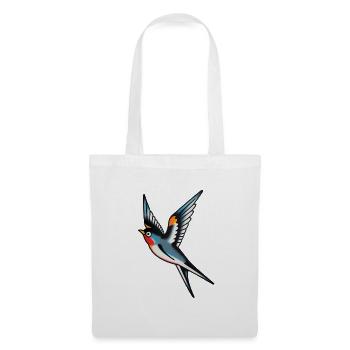 Classic Tattoo Swallow - Tote Bag - white - Front