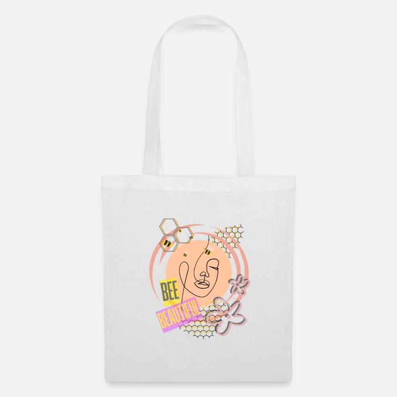 Bee beautiful - Tote Bag - white
