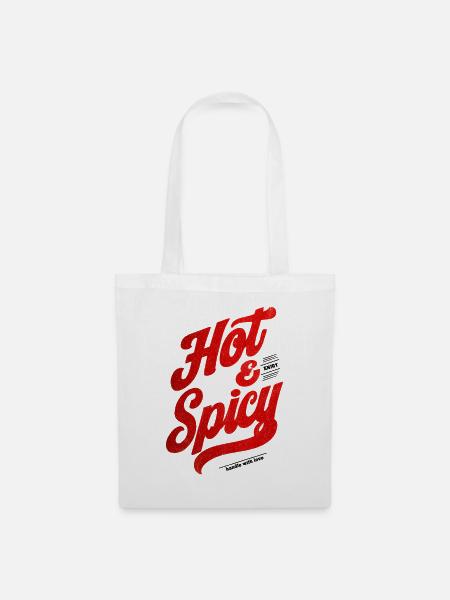 Hot & Spicy - Stoffbeutel - Weiß