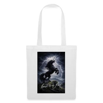 Unicorn in the Storm Freedom Spirit - Tote Bag - white - Front