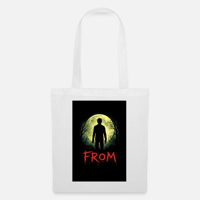 Moonlight Shadow - Tote Bag - white