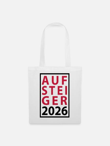 Aufsteiger 2026 Aufstieg - Stoffbeutel - Weiß