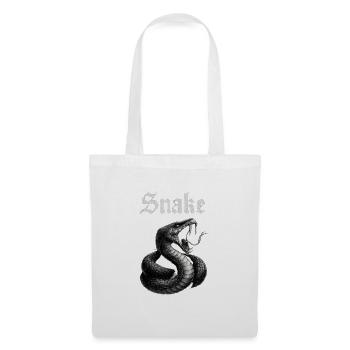 Gothic Snake Print Fans Gift Idea - Tote Bag - white - Front