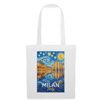 Mailand, Italien. - Stoffbeutel - Weiß - Vorne