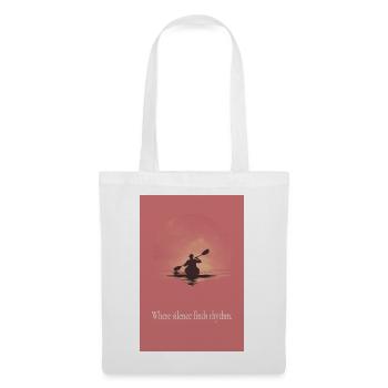 Affiche de Rhythm Canoe Là où le silence - Sac en tissu - blanc - Devant