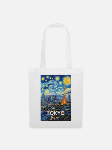 Tokyo Japan - Stoffbeutel - Weiß