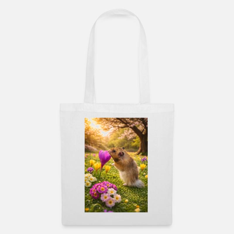 Chico11 : Le début du printemps avec la fleur 2026 - Sac en tissu - blanc