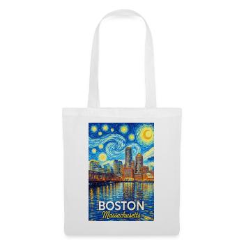 Boston, Massachusetts - Stoffbeutel - Weiß - Vorne